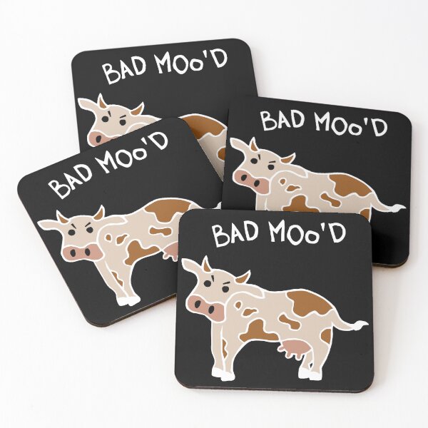 Item preview, Bad Mood Cow (White) designed and sold by Graograman.