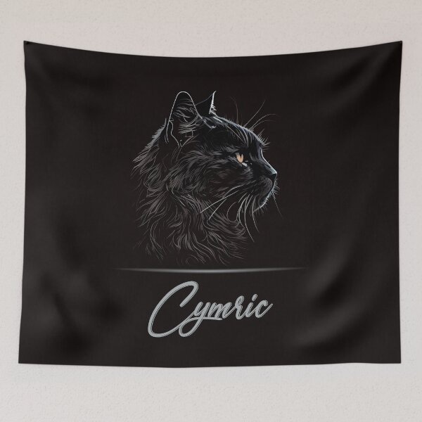 Item preview, Cymric Portrait designed and sold by Best-Breeds.