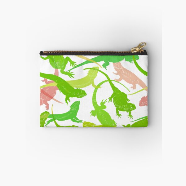 Item preview, Green and Salmon colored Bearded Dragon pattern  designed and sold by saint-shores.