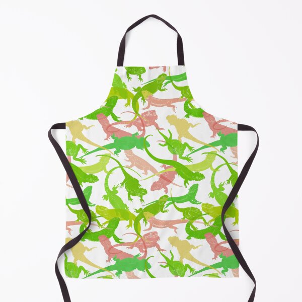Item preview, Green and Salmon colored Bearded Dragon pattern designed and sold by saint-shores.