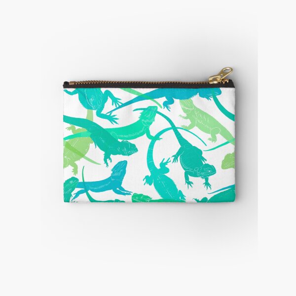 Item preview, Blue and Green faded Bearded Dragon pattern  designed and sold by saint-shores.