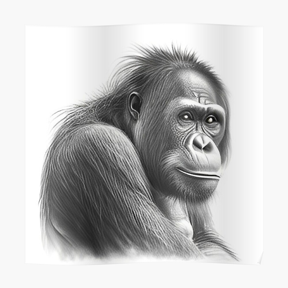 Monkey Drawing Sketches For Kids  Kids Art  Craft