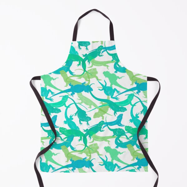 Item preview, Blue and Green faded Bearded Dragon pattern designed and sold by saint-shores.