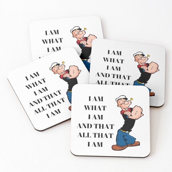 Item preview, Popeye Quote I am What I Am And Taht All That I Am designed and sold by seanmi.