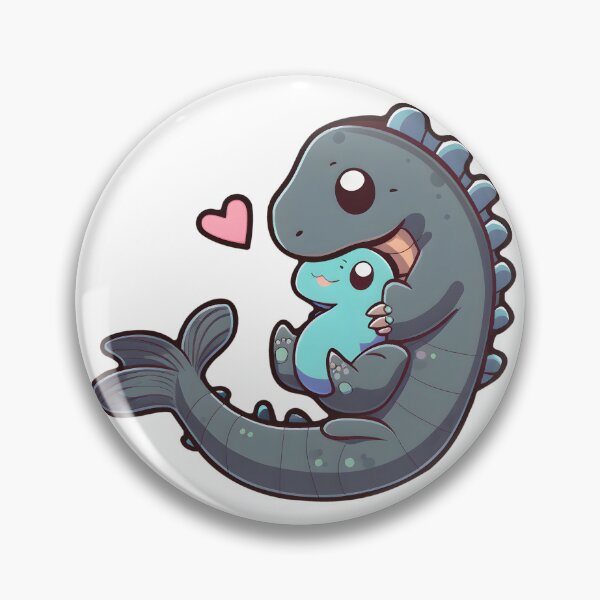 Item preview, Lochness Mama & Cute Lochness Baby designed and sold by VocalEchoes.