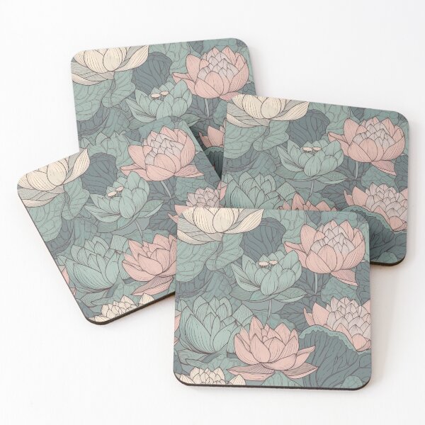 Item preview, Boho Lotus Pattern 13 | Beautiful Vintage Floral Seamless designed and sold by UmuuStudio.