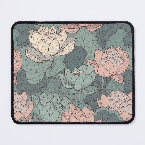 Item preview, Boho Lotus Pattern 13 | Beautiful Vintage Floral Seamless designed and sold by UmuuStudio.
