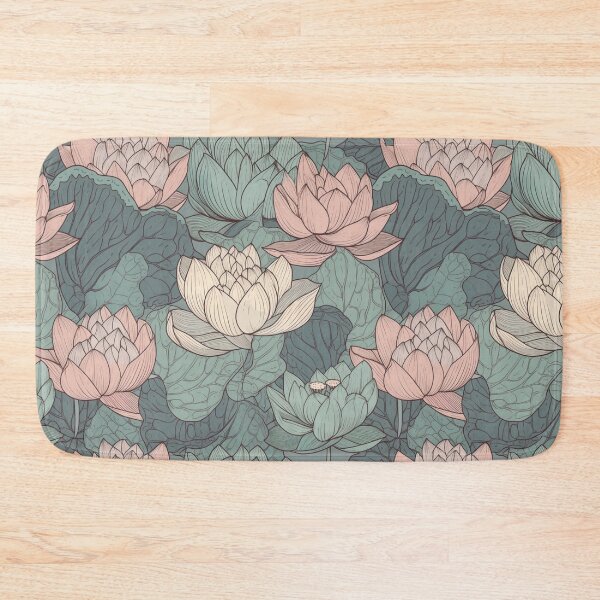 Item preview, Boho Lotus Pattern 13 | Beautiful Vintage Floral Seamless designed and sold by UmuuStudio.