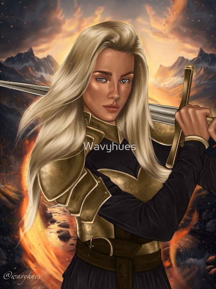 Aelin ashryver galathynius badass warrior edition Art Print