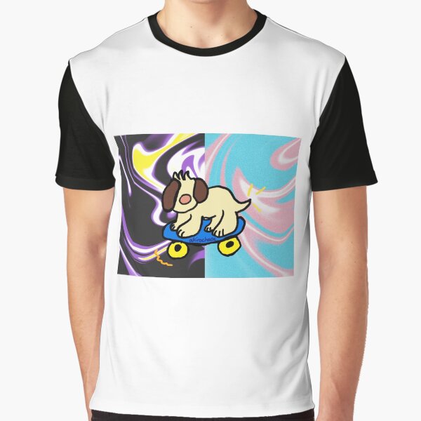Trans nb dog skater Graphic T-Shirt