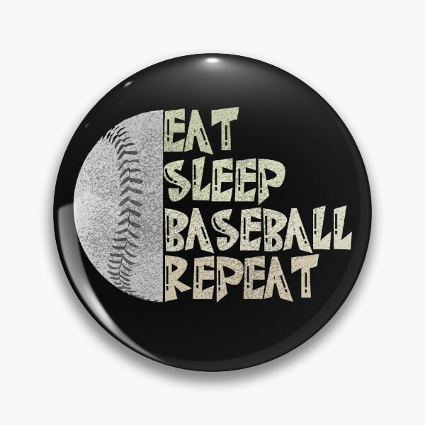 Item preview, Baseball Fan Eat Sleep Baseball Repeat Sports Fans designed and sold by CharJens.