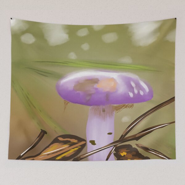 Item preview, Cortinarius Archeri Mushroom designed and sold by Veakari.