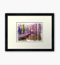 Canal Street Framed Print