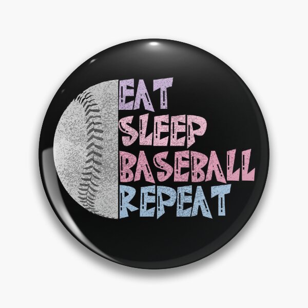 Item preview, Baseball Fan Eat Sleep Baseball Repeat Sports Fans designed and sold by CharJens.
