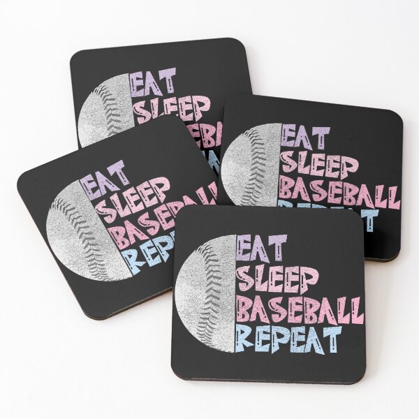 Item preview, Baseball Fan Eat Sleep Baseball Repeat Sports Fans designed and sold by CharJens.