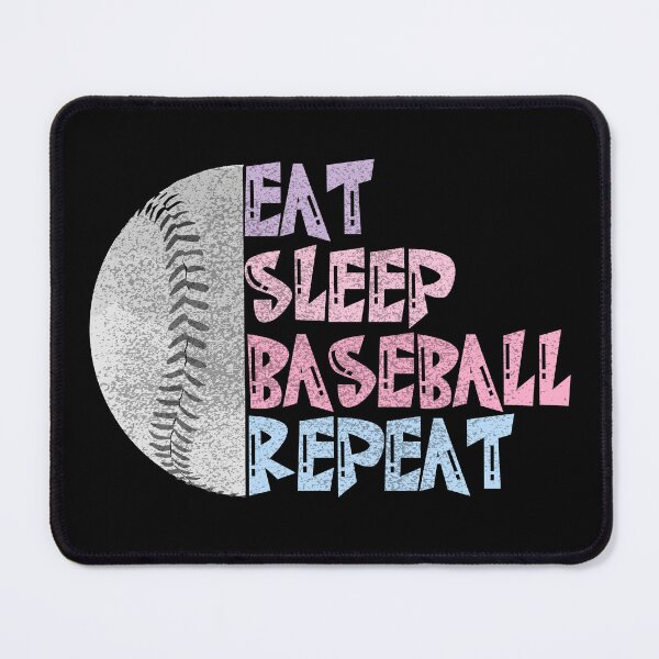 Item preview, Baseball Fan Eat Sleep Baseball Repeat Sports Fans designed and sold by CharJens.