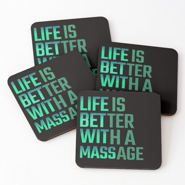 Item preview, Life Is Better With A Massage designed and sold by H-ALPHA.