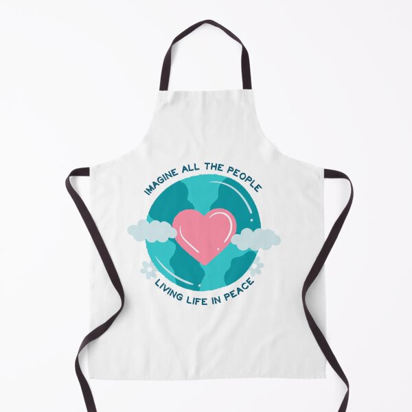 Item preview, Imagine All The People Living Life In Peace Motivation Quotes by John Lennon - Green designed and sold by CataRedBubble.