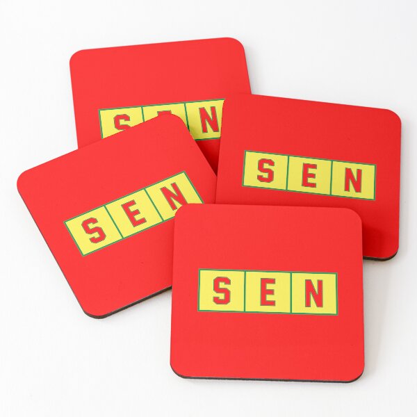 Item preview, SEN (Senegal) Trigram Tiles Red / Green / Yellow designed and sold by PEK1787.