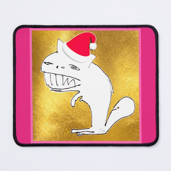 Item preview, Lucky Santa Cat (Original Drawing by Alice CCI) designed and sold by VanyssaGraphics.