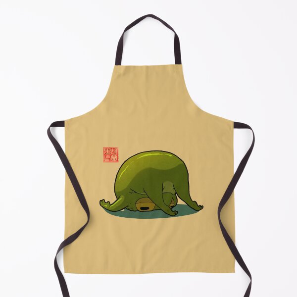 Item preview, Monday Mood Yoga Frog Folded designed and sold by DingHuArt.