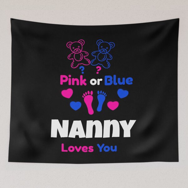 Item preview, Nanny | Pink or Blue | Gender Reveal Party | Family Matching Set | Grandmother | designed and sold by TeesByAngelzB.