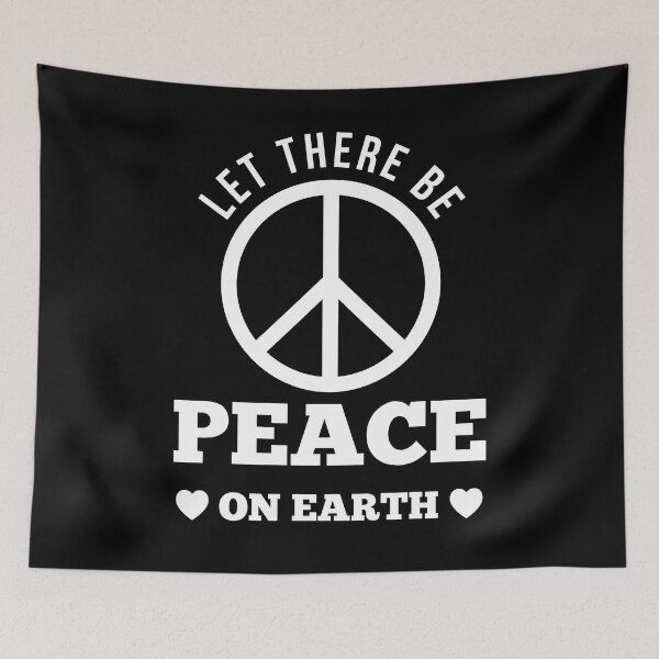 Item preview, Let There Be Peace - Inspirational Quote T-Shirt designed and sold by CataRedBubble.
