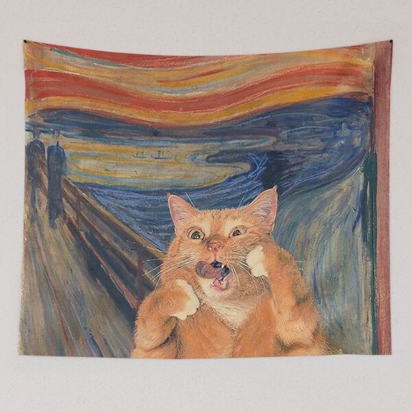 Item preview, the cat's scream designed and sold by Lule Limoni.