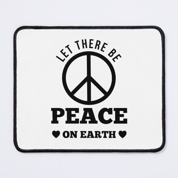 Item preview, Copy of Let There Be Peace - Inspirational Quote T-Shirt Blue designed and sold by CataRedBubble.