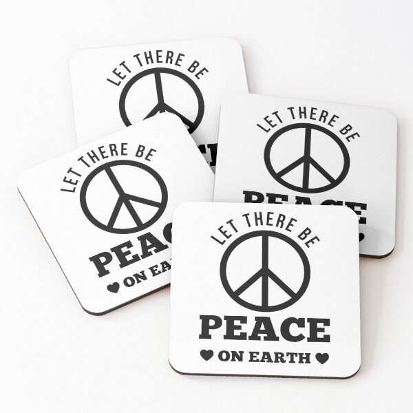 Item preview, Copy of Let There Be Peace - Inspirational Quote T-Shirt Blue designed and sold by CataRedBubble.