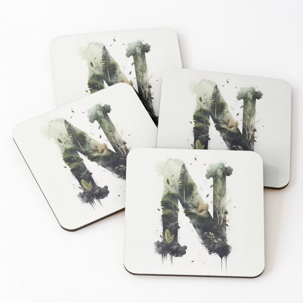 Item preview, Letter N Double Exposure designed and sold by dotperinchart.