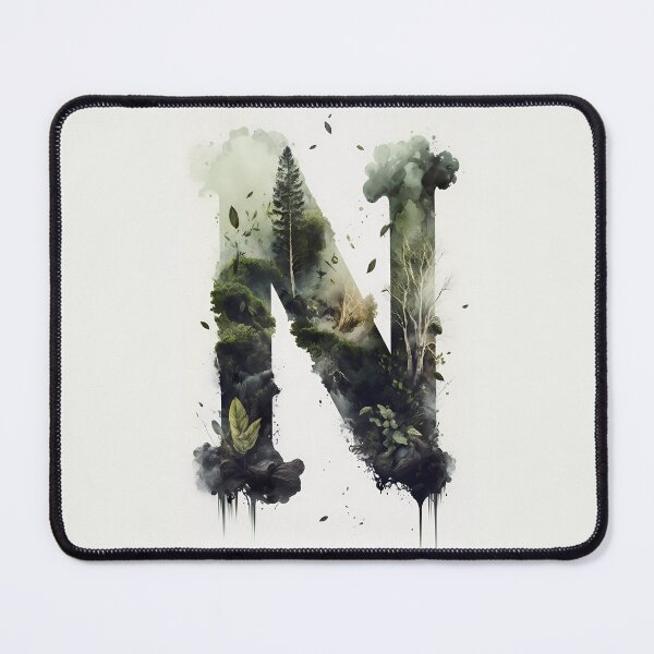 Item preview, Letter N Double Exposure designed and sold by dotperinchart.