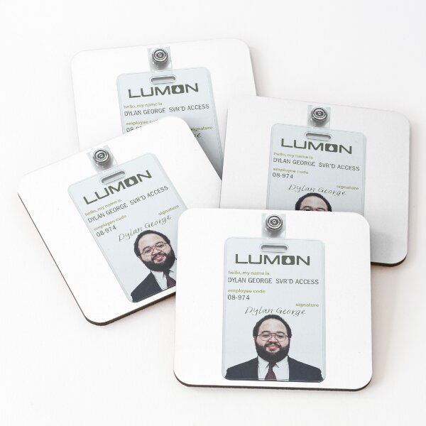 Item preview, Severance series lumon industries DYLAN GEORGE Badge fan works graphic design by ironpalette designed and sold by ironpalette.