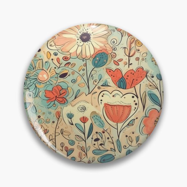 Item preview, Harmonious Garden: A Peaceful Floral Garden Illustration designed and sold by Kevin Sugrue.