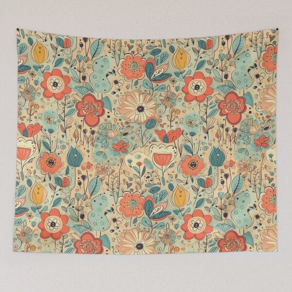Item preview, Harmonious Garden: A Peaceful Floral Garden Illustration designed and sold by Kevin Sugrue.