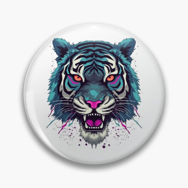 Item preview, Roar with Style: Show your wild side with our unique tiger design designed and sold by LoveHateArt.