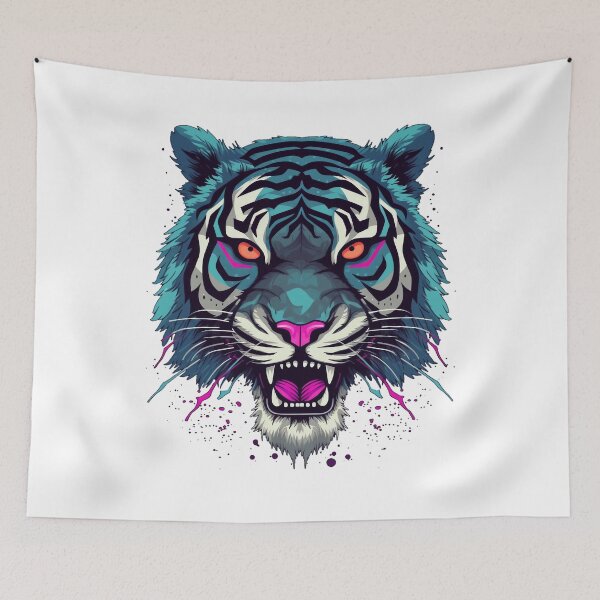 Item preview, Roar with Style: Show your wild side with our unique tiger design designed and sold by LoveHateArt.
