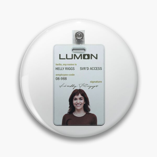 Item preview, Severance series lumon industries HELLY RIGGS Badge fan works graphic design by ironpalette designed and sold by ironpalette.