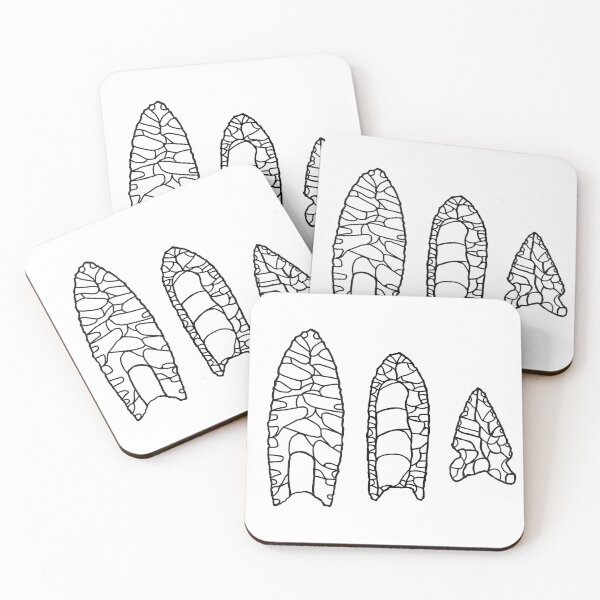 Item preview, Three Projectile Points designed and sold by Trowel-Tales.