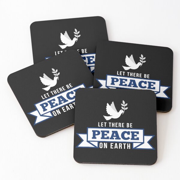 Item preview, Let There Be Peace - Inspirational Quote T-Shirt designed and sold by CataRedBubble.