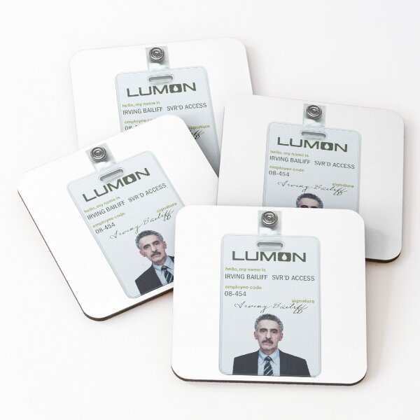 Item preview, Severance series lumon industries IRVING BAILIFF Badge fan works graphic design by ironpalette designed and sold by ironpalette.