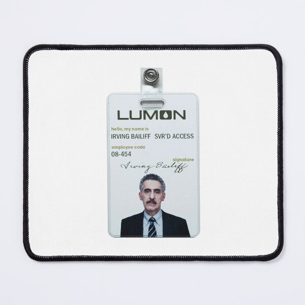 Item preview, Severance series lumon industries IRVING BAILIFF Badge fan works graphic design by ironpalette designed and sold by ironpalette.