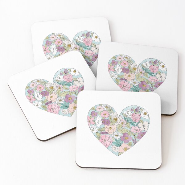Item preview, Floral Heart designed and sold by Selena Ashley Designs.