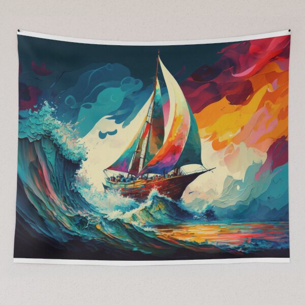 Item preview, Rainbow Waves designed and sold by NeuroChroma.