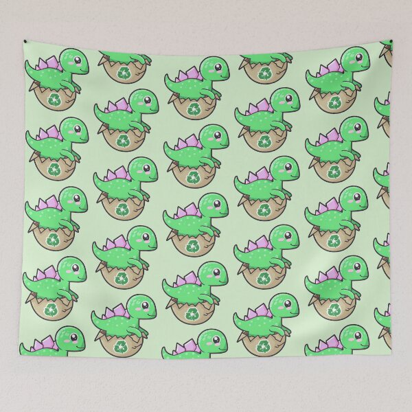 Item preview, Kawaii Baby Dino in Recycled Egg Carton designed and sold by NathalieRached.