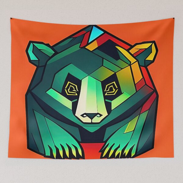 Item preview, Geometric Grizzly designed and sold by KristoffDeuox.