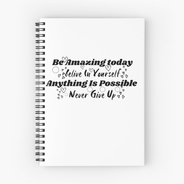 Item preview, Be Amazing Today, Belive in Yourself, Anything Is Possible, Never Give Up designed and sold by Alaminee.