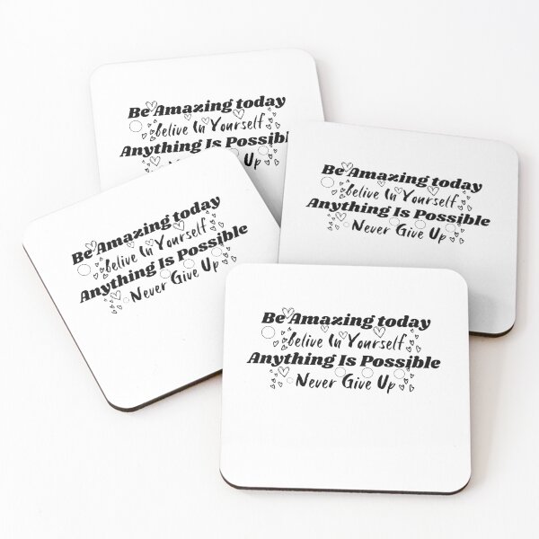 Item preview, Be Amazing Today, Belive in Yourself, Anything Is Possible, Never Give Up designed and sold by Alaminee.