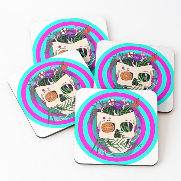 Item preview, Trippy Plant Skull designed and sold by mcgill-art.