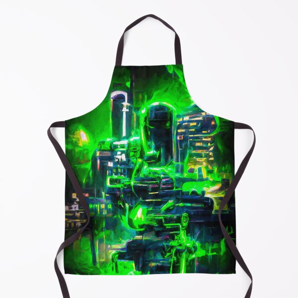 Item preview, Abstract Green Neon Future by Brian Vegas designed and sold by Brian Vegas.